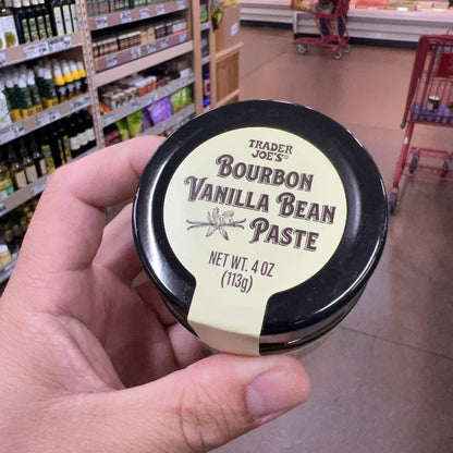 Trader Joe's Bourbon Vanilla Bean Paste Net Wt. 4 oz (113g)