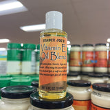 Trader Joe's Vitamin E Oil Blend 24000 IU Soybean & Coconut Oil 4 fl oz