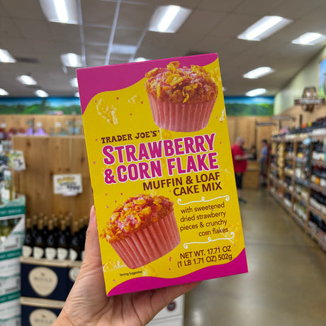 Trader Joe's Strawberry & Corn Flake Muffin & Loaf Cake Mix, 17.71 OZ (502g)
