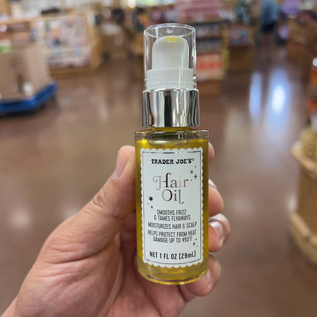Trader Joe's Multi-Botanical Repair Hair Oil 1 fl oz 450°F Heat Protectant
