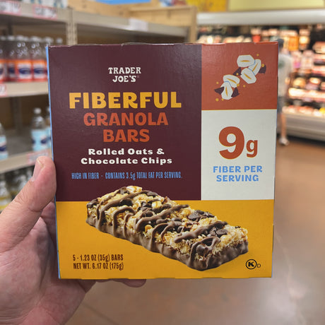 Trader Joe's Fiberful Granola Bars Rolled Oats & Chocolate Chips 6.17 oz product image 3