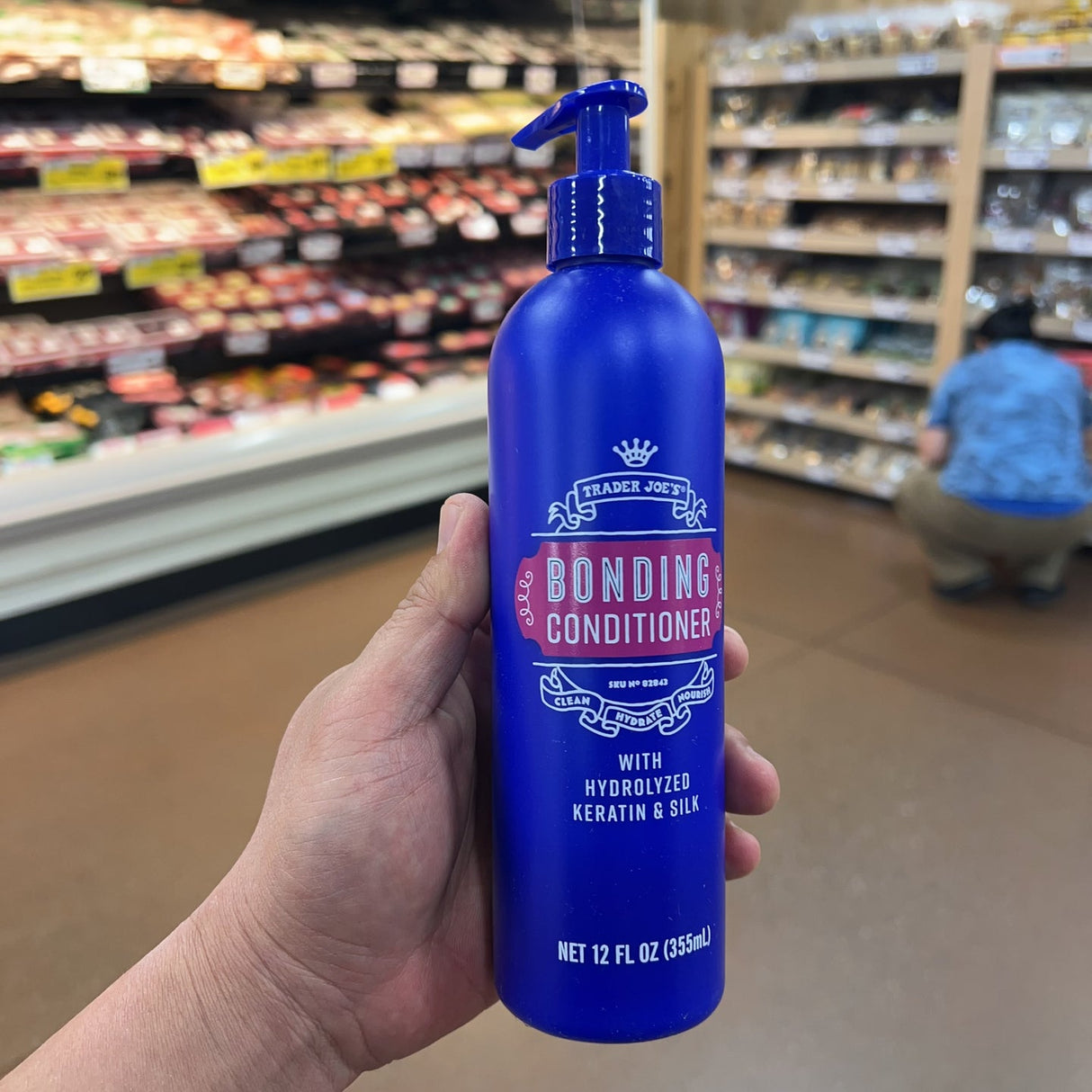 Trader Joe's Bonding Conditioner Hydrolyzed Keratin & Silk Bond-Repairing 12 fl oz