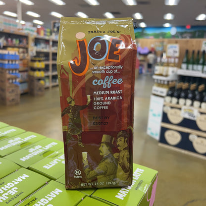 Trader Joe's Joe Medium Roast Ground Coffee 14oz | Kosher, 100% Arabica