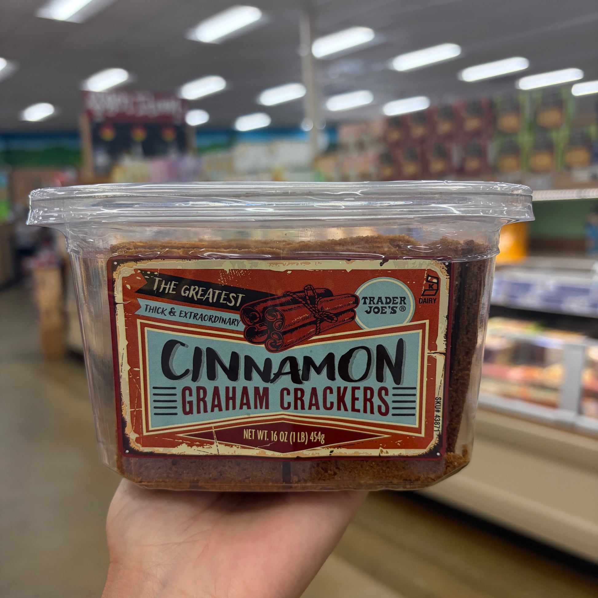 Trader Joe's Cinnamon Graham Crackers 16 oz (454g)