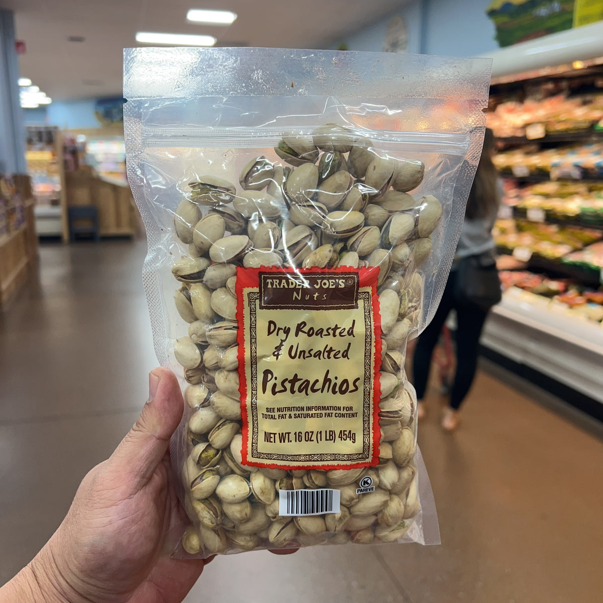 Trader Joe's Dry Roasted & Unsalted Pistachios 16 oz
