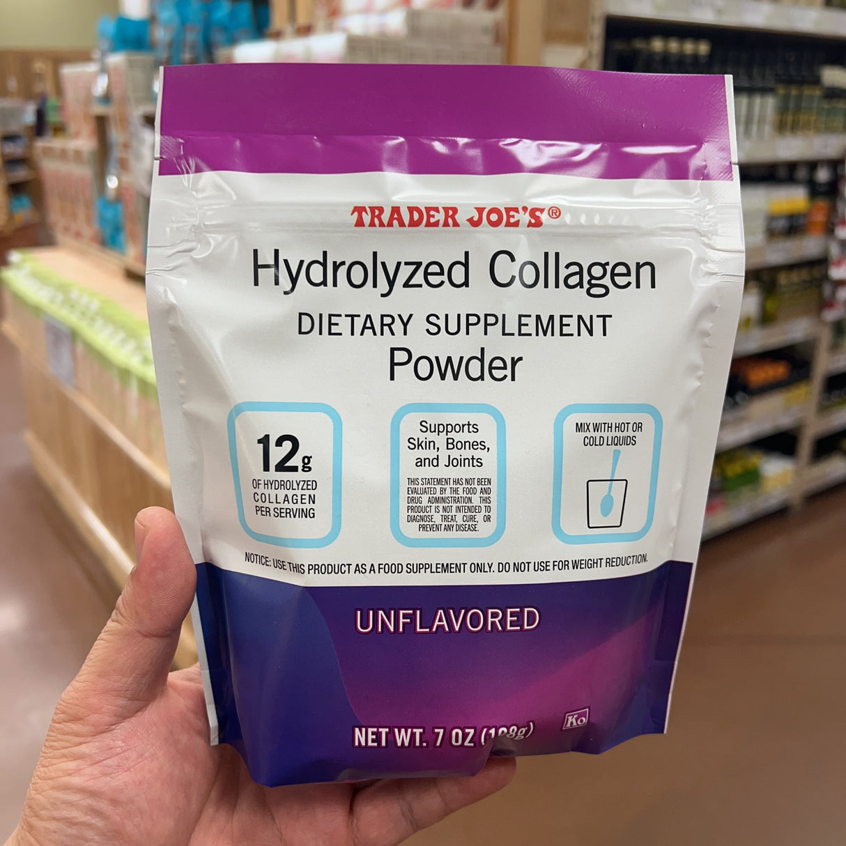 Trader Joe's Hydrolyzed Collagen Powder 7 oz