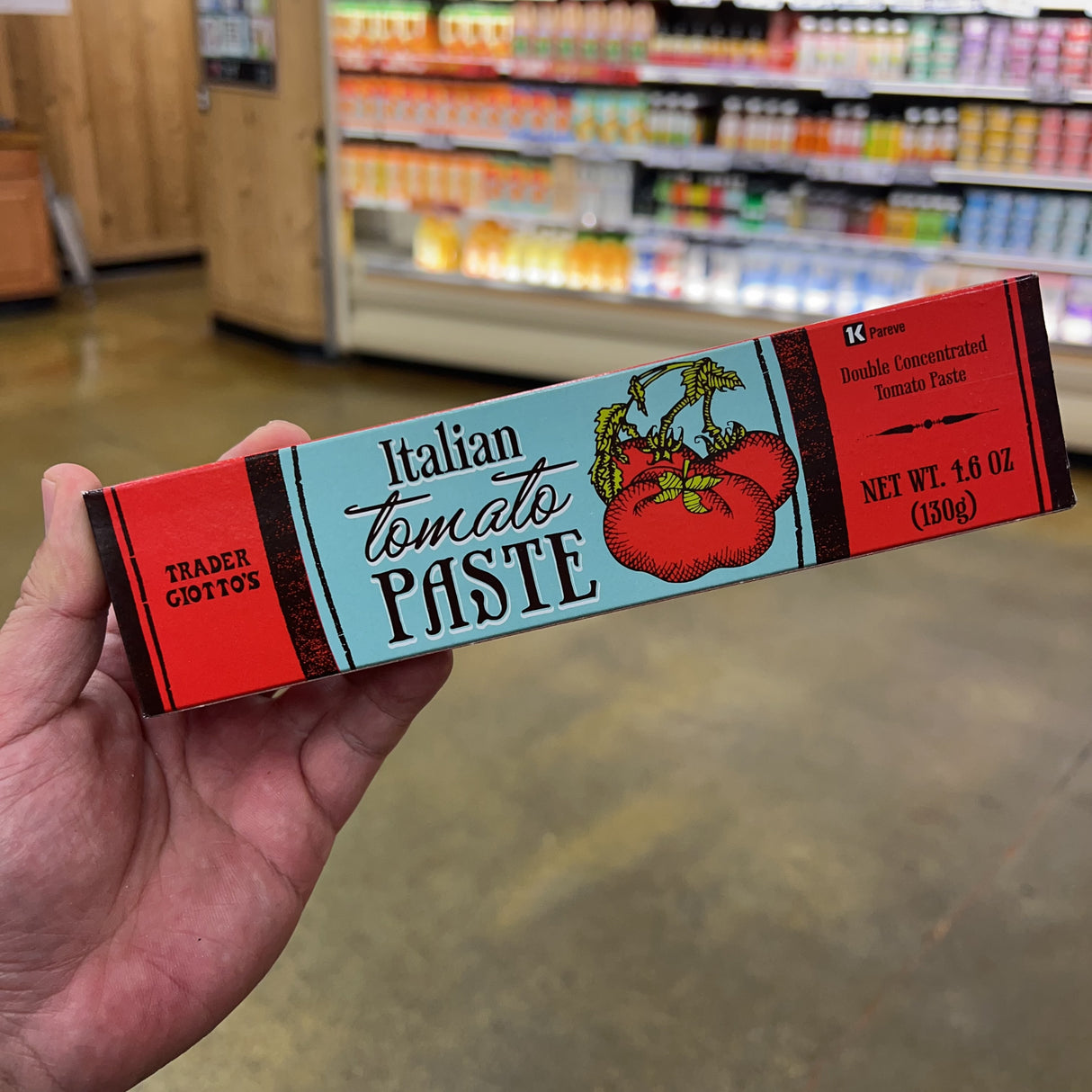 Trader Giotto's Italian Tomato Paste Double Concentrated Tube 4.6 oz product image