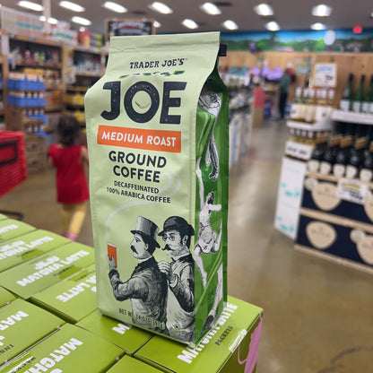 Trader Joe's Decaf Joe Medium Roast Ground Coffee 100% Arabica 14 oz