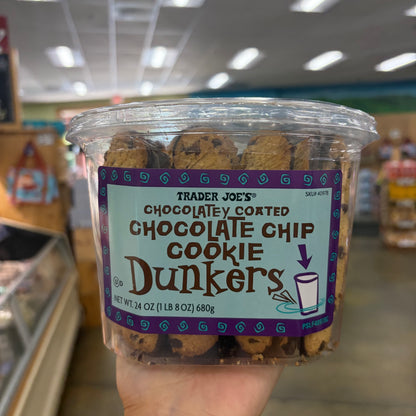 Trader Joe's Chocolatey Coated Chocolate Chip Cookie Dunkers 24 oz (680g)