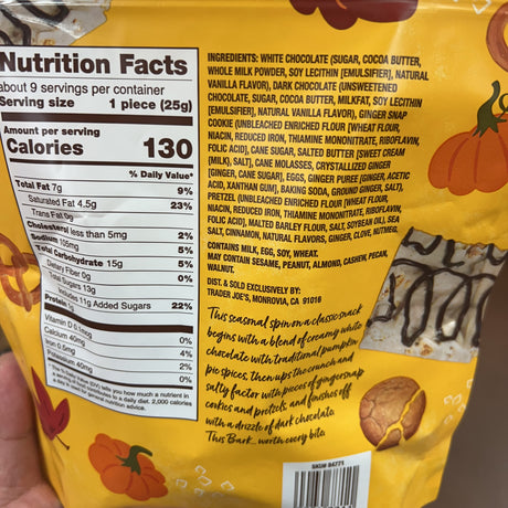 Trader Joe’s Pumpkin Pie Spice Bark 8 oz product image 4