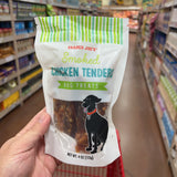 Trader Joe's Smoked Chicken Tenders Dog Treats — front package view