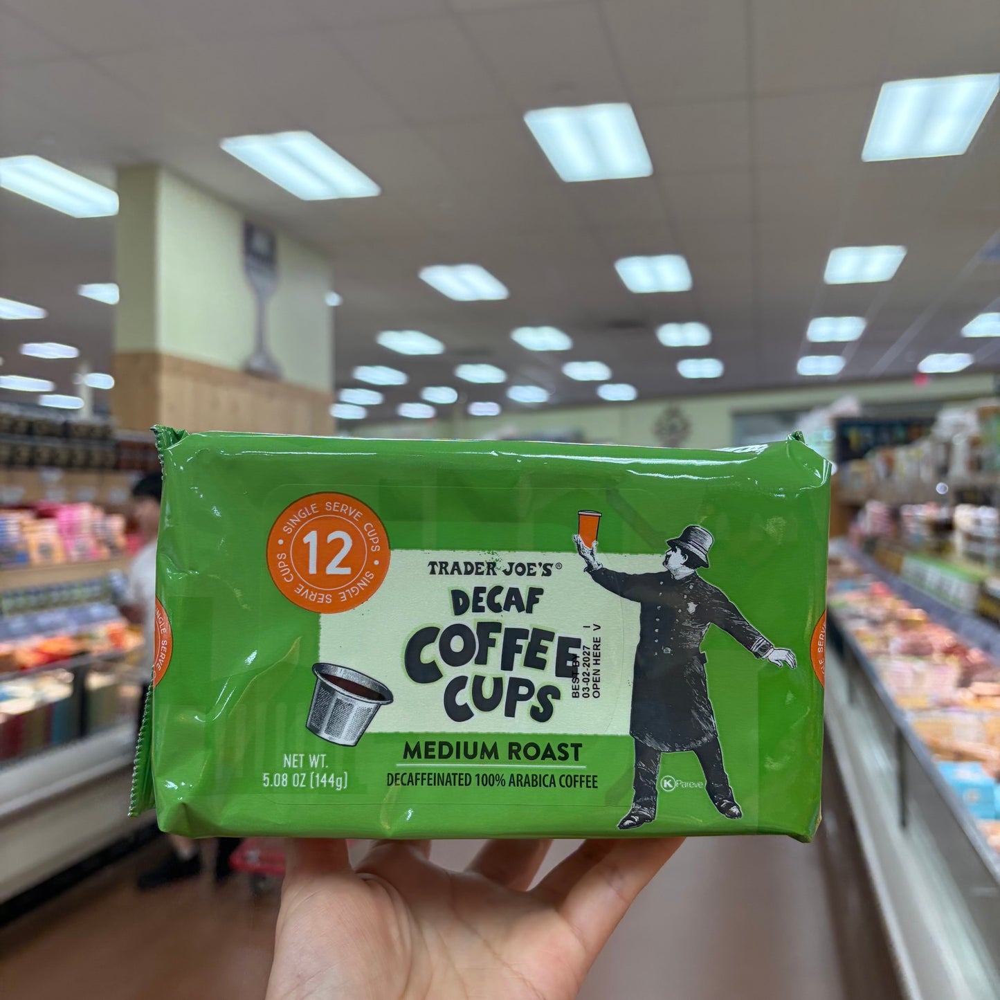 Trader Joe's Decaf Medium Roast Single-Serve Coffee Cups (12ct)