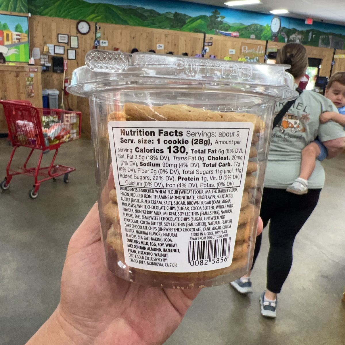 Trader Joe's Triple Chip Crispy Cookies 8.5 oz