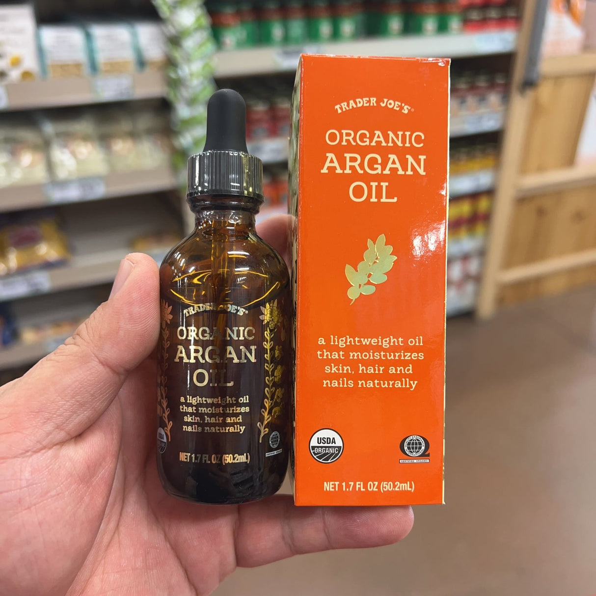 Trader Joe's USDA Certified Organic Argan Oil 1.7 fl oz