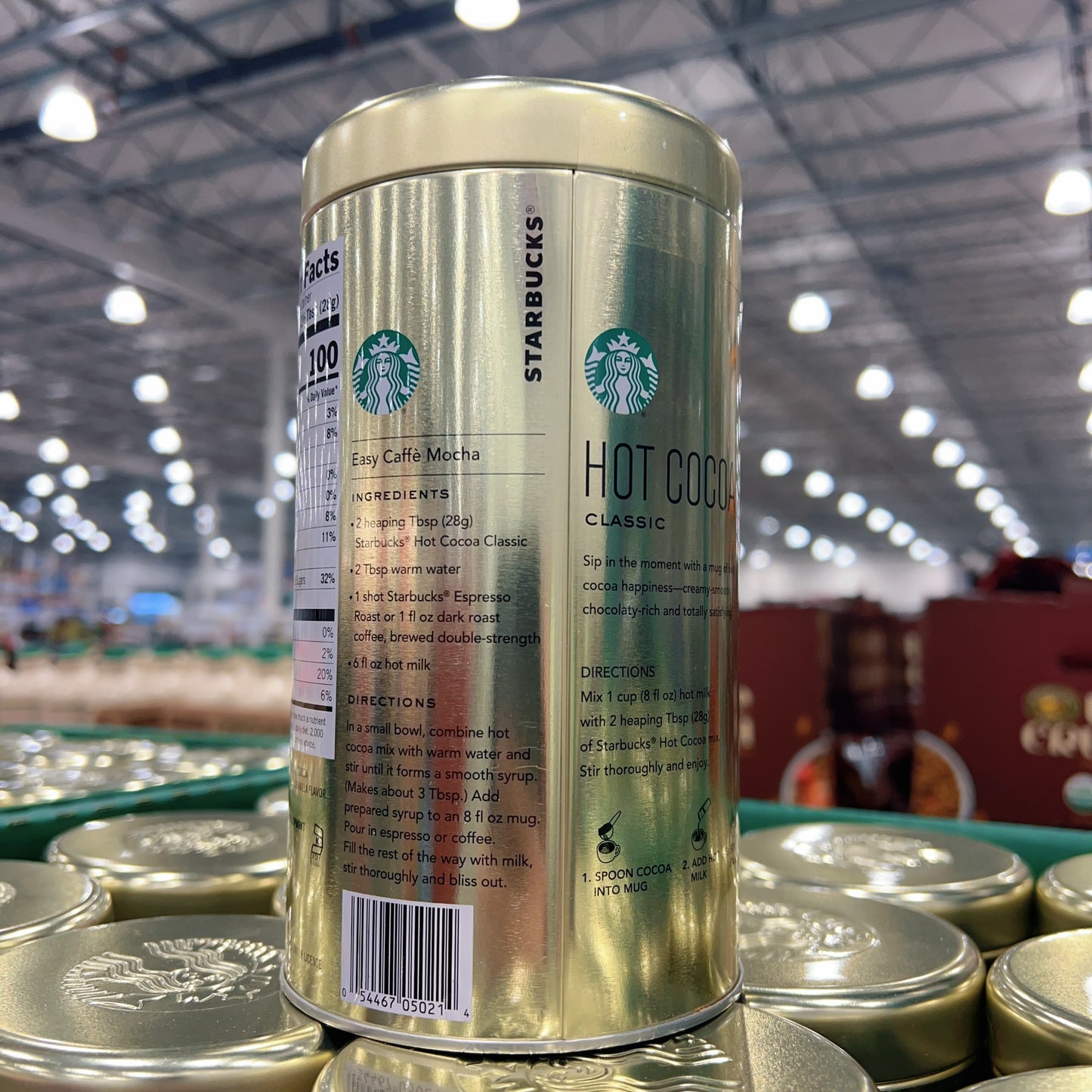 Starbucks Classic Hot Cocoa Mix 30 oz (850g) | ~30 Servings | Kosher Dairy