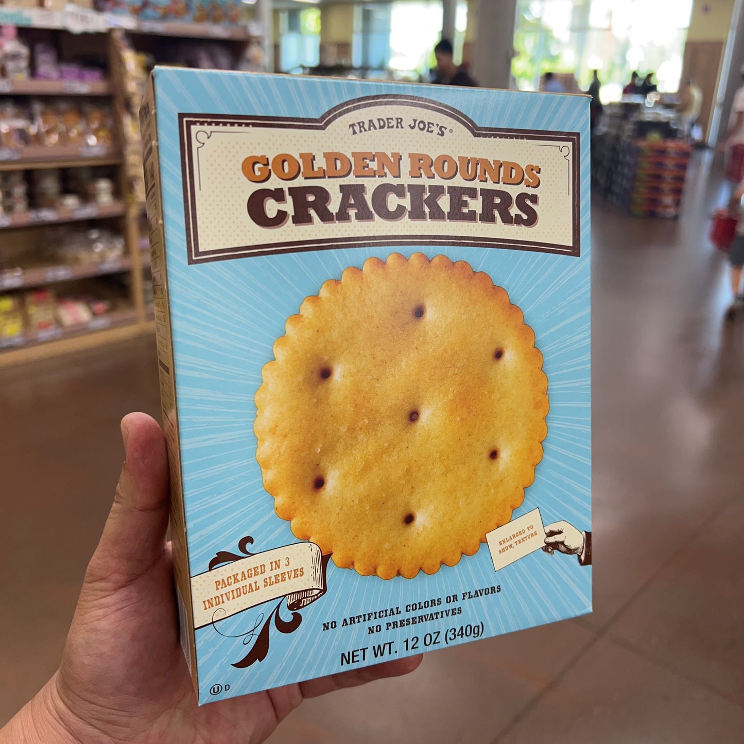 Trader Joe's Golden Rounds Crackers
