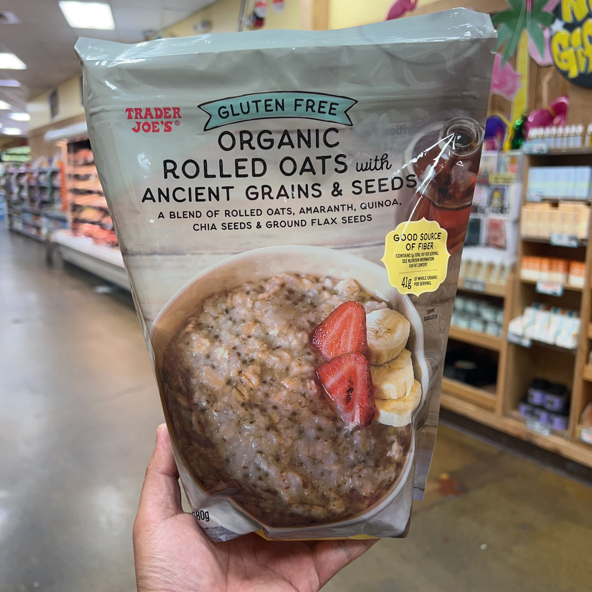 Trader Joe's Gluten Free Organic Rolled Oats with Ancient Grains & Seeds