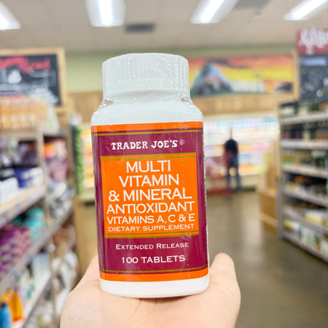 Trader Joe's Multi Vitamin & Mineral Antioxidant Vitamins A, C & E Extended Release 100 Tablets product image 5