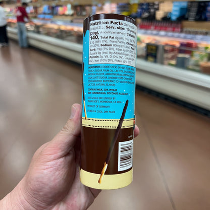Trader Joe's Twisted Cookie Sticks Dipped in Belgian Dark Chocolate Net Wt. 2.65 oz (75g)