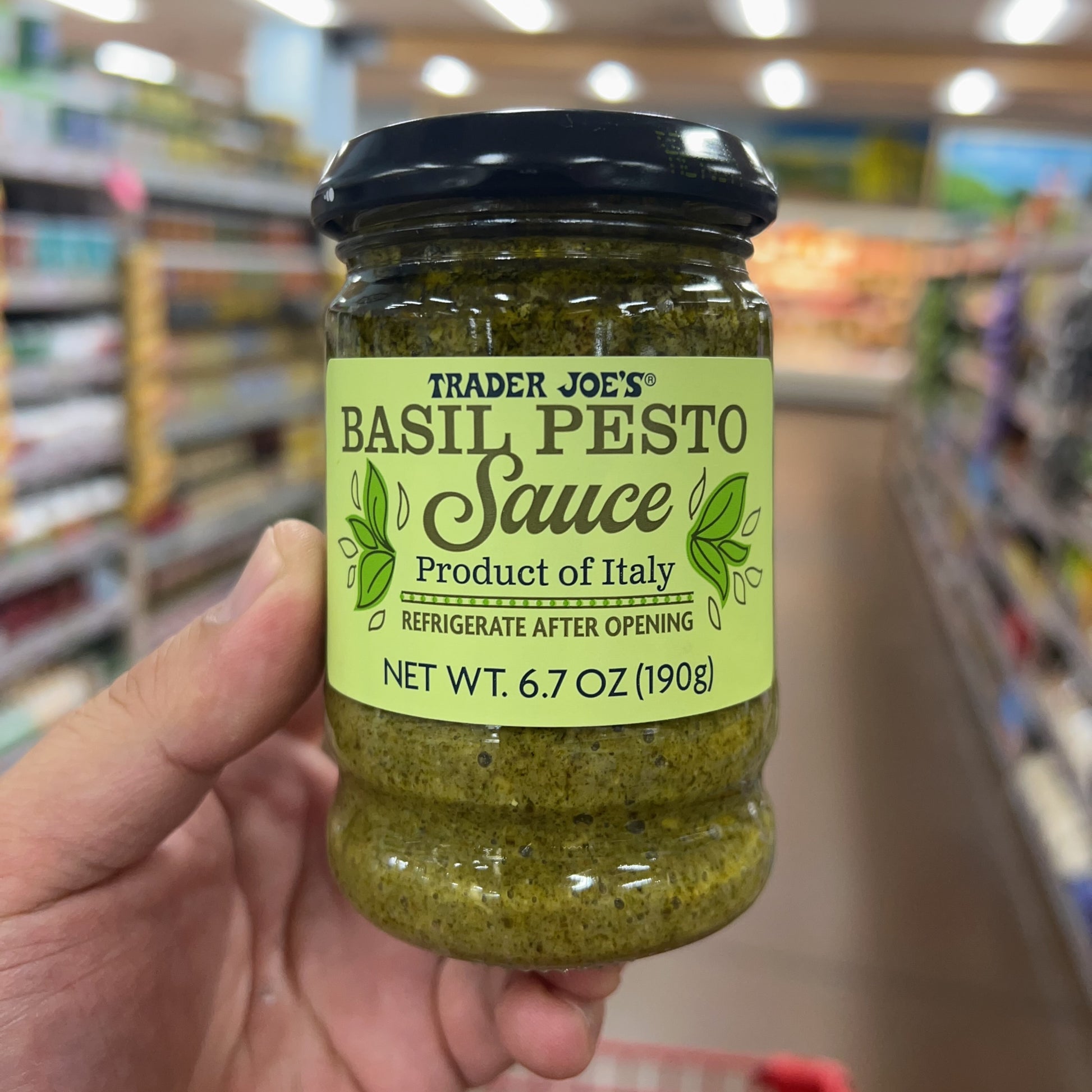 Trader Joe's Basil Pesto Sauce 6.7 oz product image