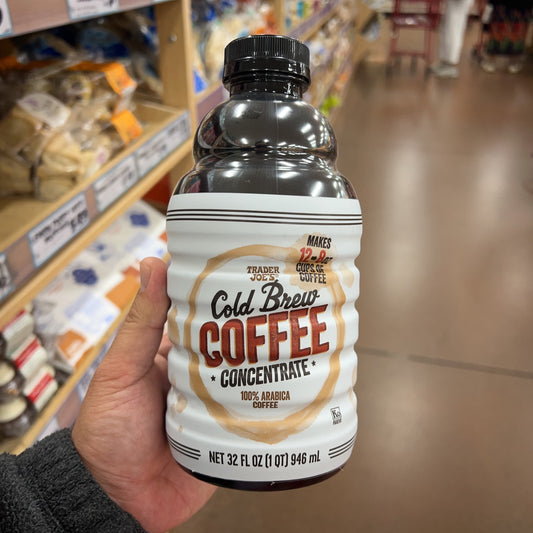 Trader Joe's Cold Brew Coffee Concentrate 32 fl oz (946mL)