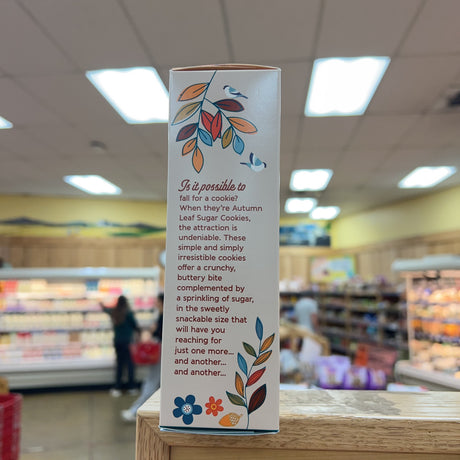 Trader Joe's Autumn Sugar Leaf Cookies — additional product detail