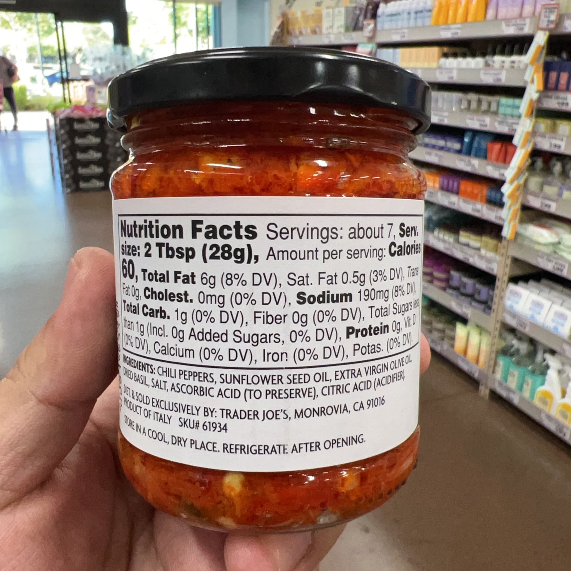 Trader Joe's Italian Bomba Hot Pepper Sauce 6.7 oz product image 2