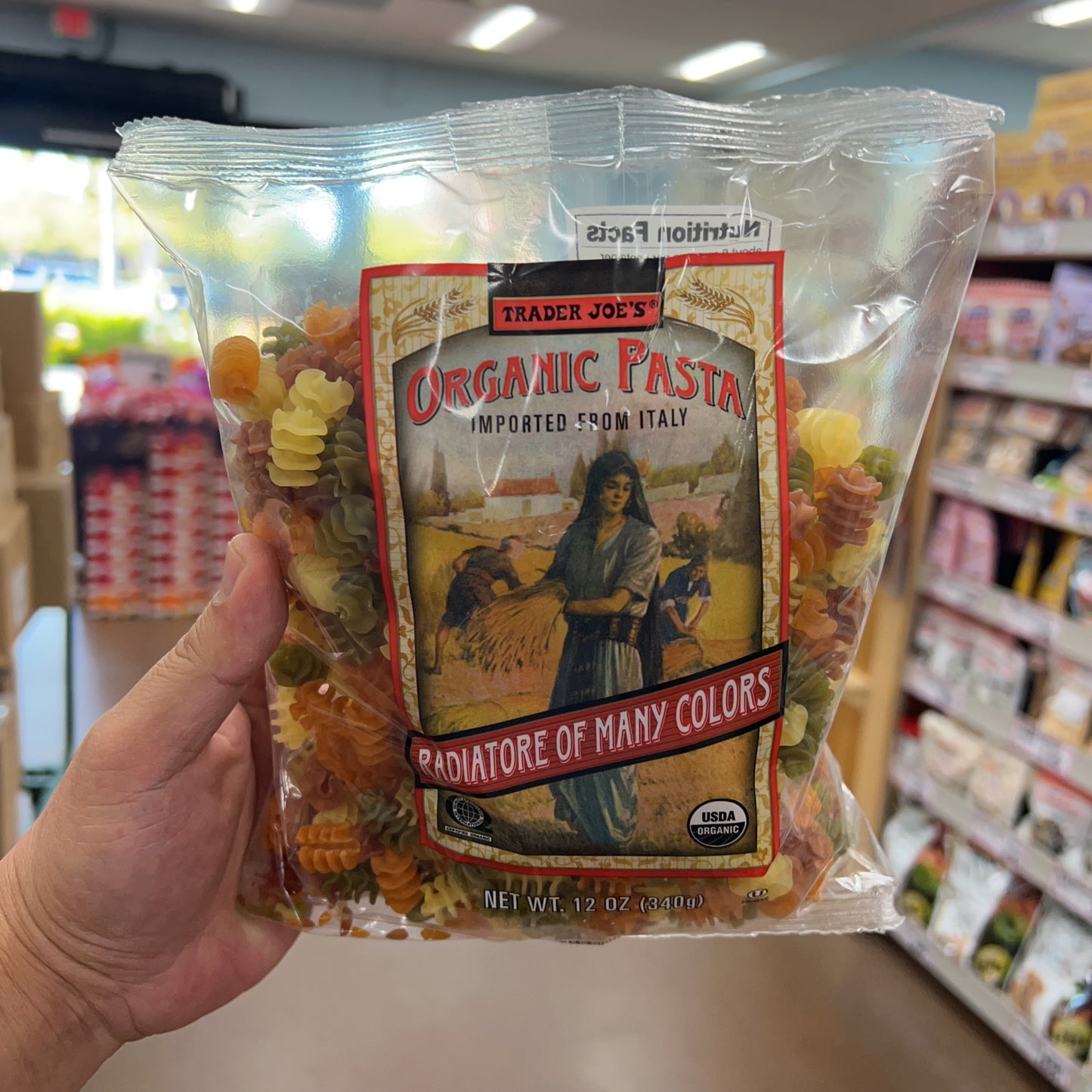 Trader Joe's Organic Pasta Radiatore of Many Colors 12 oz product image 5