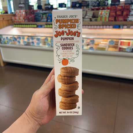 Trader Joe's Pumpkin Spiced Joe-Joe's Pumpkin Sandwich Cookies 9.4 oz product image 5