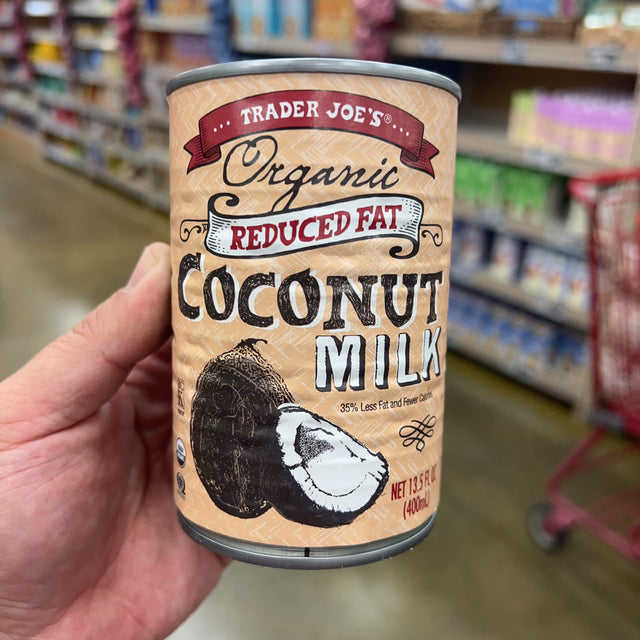 Trader Joe's Organic Reduced Fat Coconut Milk, 13.5 fl oz product image