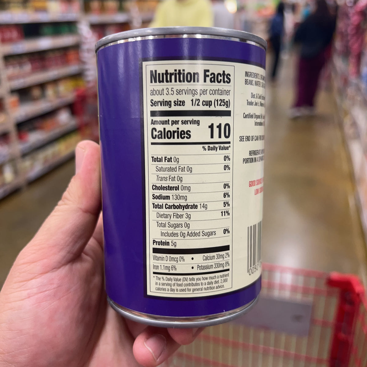 Trader Joe's Organic Black Beans, 15.5 oz product image 3