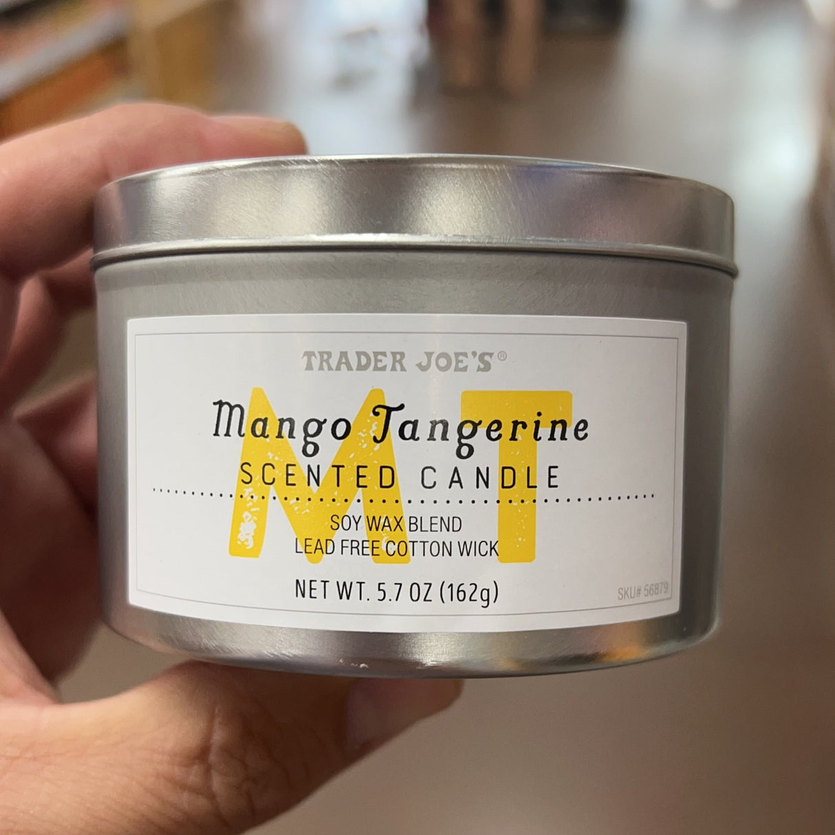 Trader Joe's Mango Tangerine Scented Candle 5.7 oz