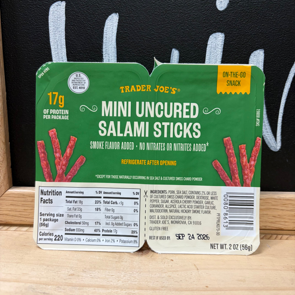 Trader Joe's Mini Uncured Salami Sticks 2 oz product image 5