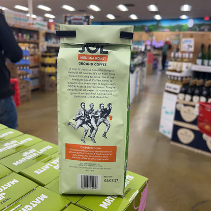 Trader Joe's Decaf Joe Medium Roast Ground Coffee 100% Arabica 14 oz