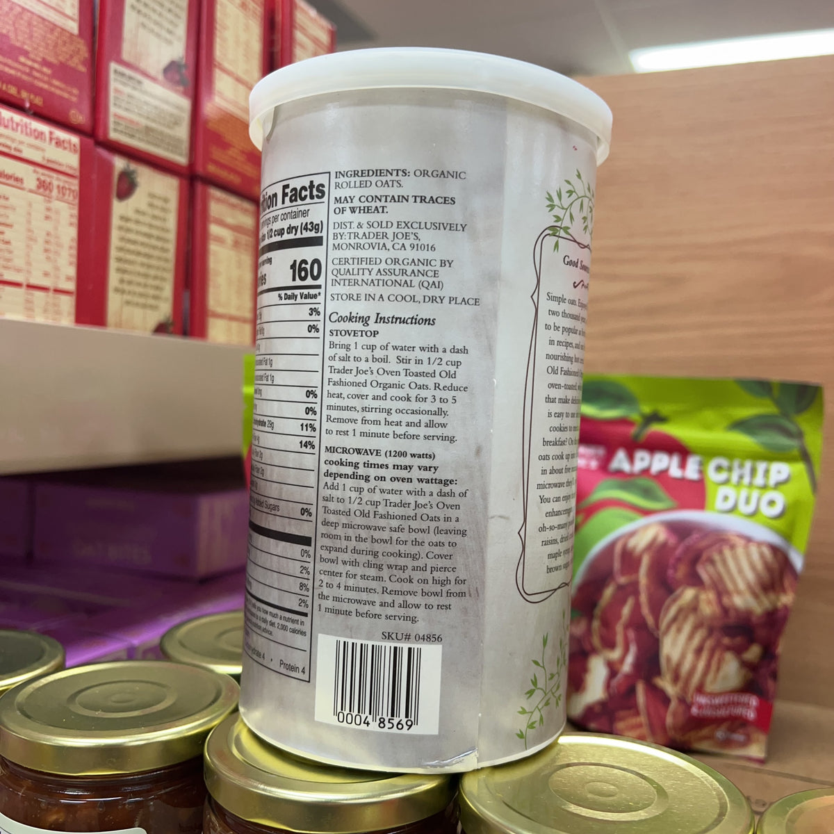 Trader Joe's Organic Old Fashioned Oats, 18 oz product image 3