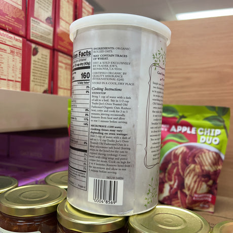 Trader Joe's Organic Old Fashioned Oats, 18 oz product image 3