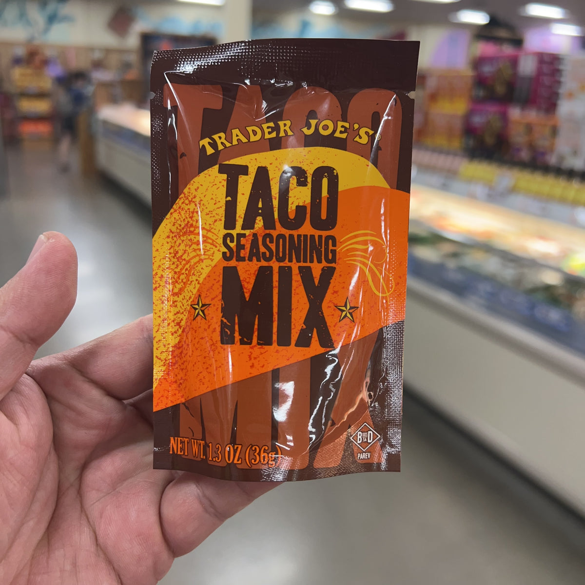 Trader Joe's Taco Seasoning Mix 1.3 oz Pack of 3 — package detail view