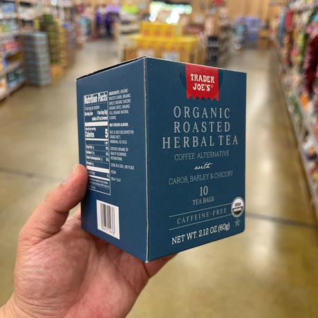 Trader Joe's Organic Roasted Herbal Tea Coffee Alternative 10 Bags 2.12 oz product image 4