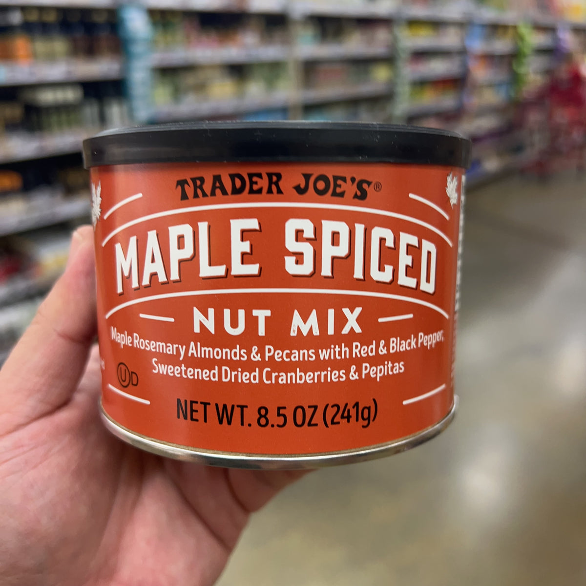 Trader Joe's Maple Spiced Nut Mix, 8.5 oz