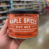 Trader Joe's Maple Spiced Nut Mix, 8.5 oz