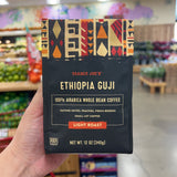 Trader Joe's Ethiopia Guji 100% Arabica Whole Bean Coffee 12 oz