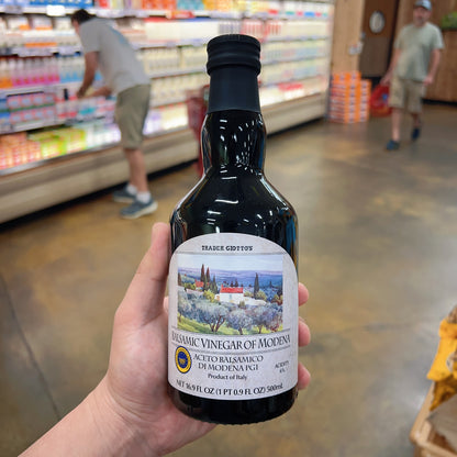 Trader Joe's Balsamic Vinegar of Modena PGI Certified Product of Italy 16.9 fl oz