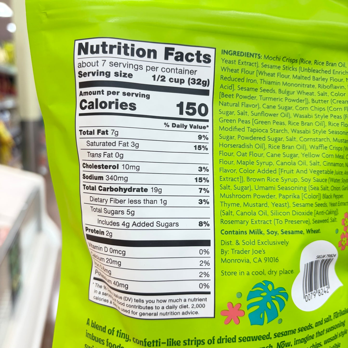 Trader Joe's Furikake Snack Mix 7.5 oz product image 3