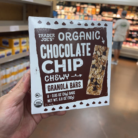 Trader Joe's Organic Chocolate Chip Chewy Granola Bars 8 Pack 6.8 oz product image 7