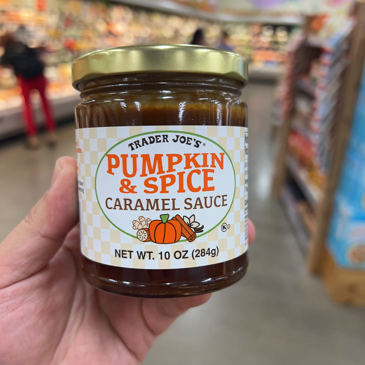 Trader Joe's Pumpkin & Spice Caramel Sauce 10 oz
