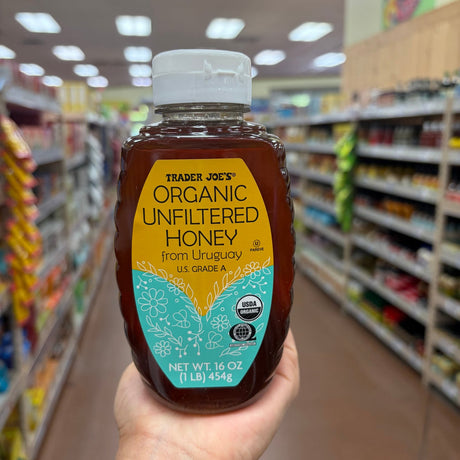 Trader Joe's Organic Unfiltered Honey from Uruguay 16 oz (454g)