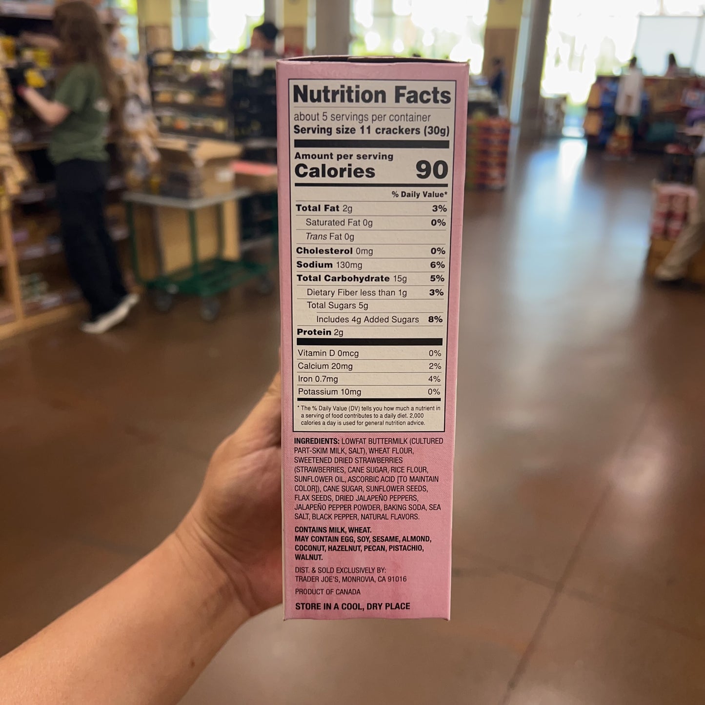Trader Joe's Strawberry & Jalapeño Crisps