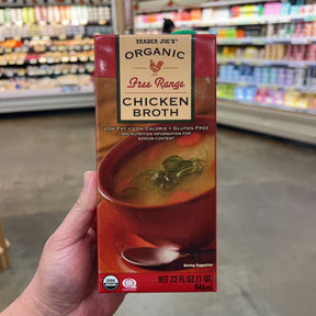 Trader Joe's Organic Free Range Chicken Broth 32 fl oz — product image 1