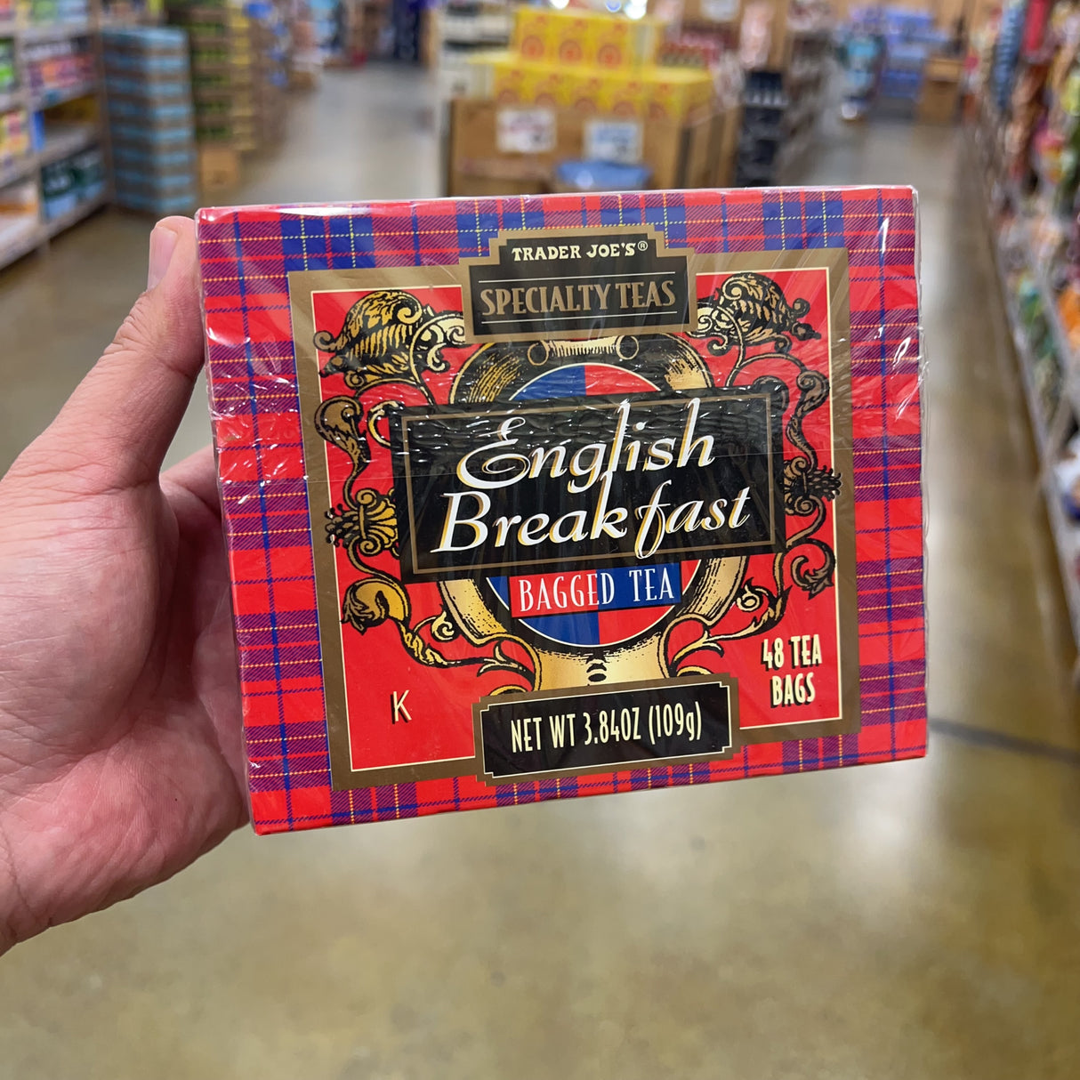 Trader Joe's Specialty Teas English Breakfast Bagged Tea 48 Bags 3.84 oz product image 3
