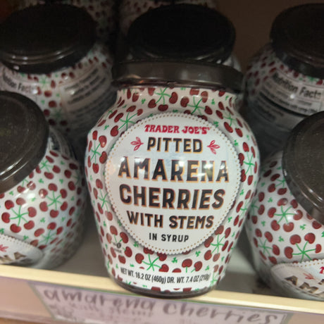 Trader Joe's Pitted Amarena Cherries with Stems in Syrup